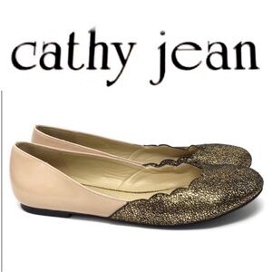 Cathy Jean Faux Patent Leather ballet flat 9